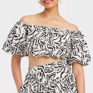 A New Day Off the Shoulder Crop Top